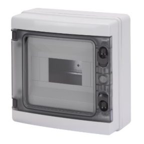GEWISS GW40102 Rozvodnice 40 CD na omítku, 8M, IP65, šedá, s dvířky GEWISS GW40102 Rozvodnice 40 CD na omítku, 8M, IP65, šedá, s dvířky